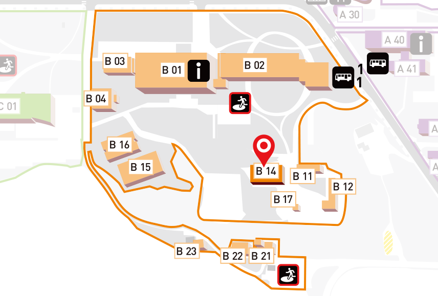 Education and Research Base Support Building 17［M5］ Map