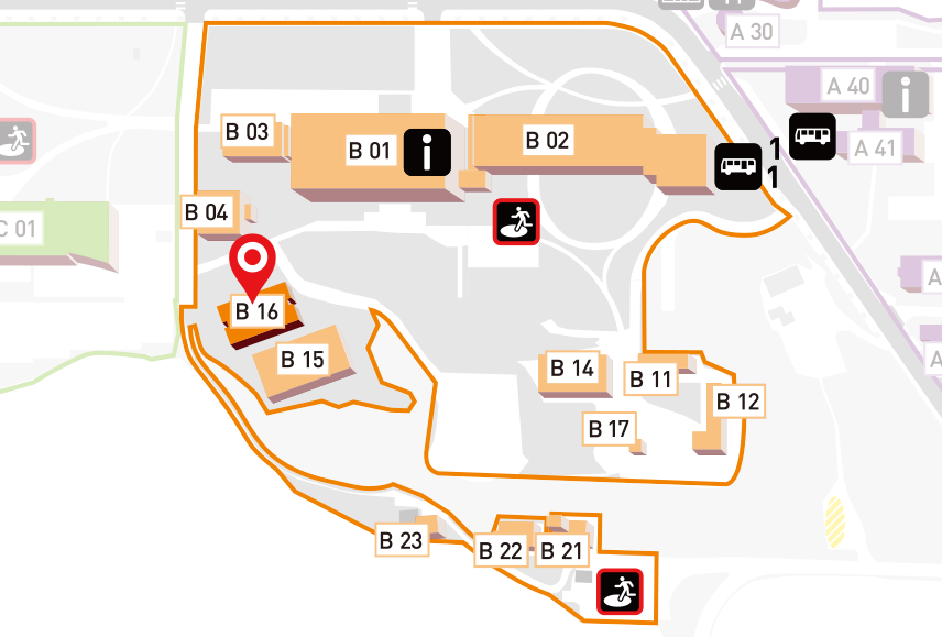 Education and Research Base Support Building 13［M1］ Map