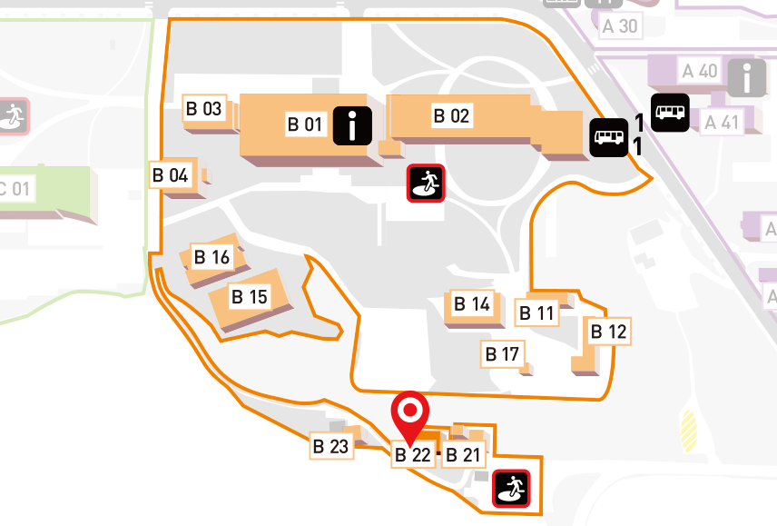 Environmental Conservation Center Analysis Laboratory Map